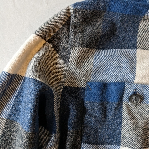 Vans Off The Wall Blue/Grey/White Flannel, Size S - Picture 8 of 16